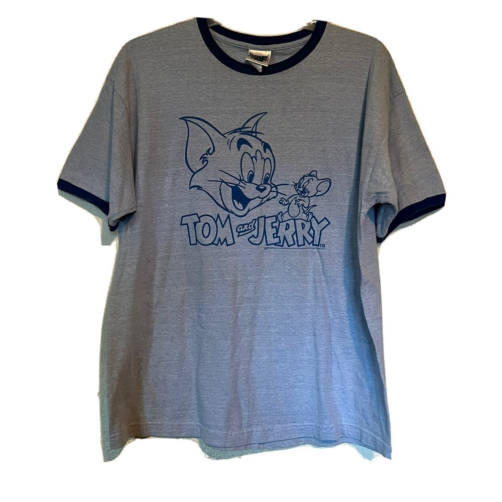 Mens Tom and Jerry T‎ Shirt Size XL Graphic USA Vintage Thunder creek Cartoon BP